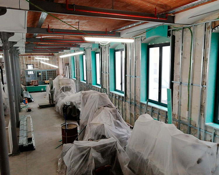 Obra de reforma Biblioteca Can Manyer, de Vilassar de Dalt