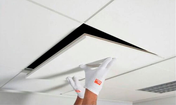 Montaje de falso techos de pladur