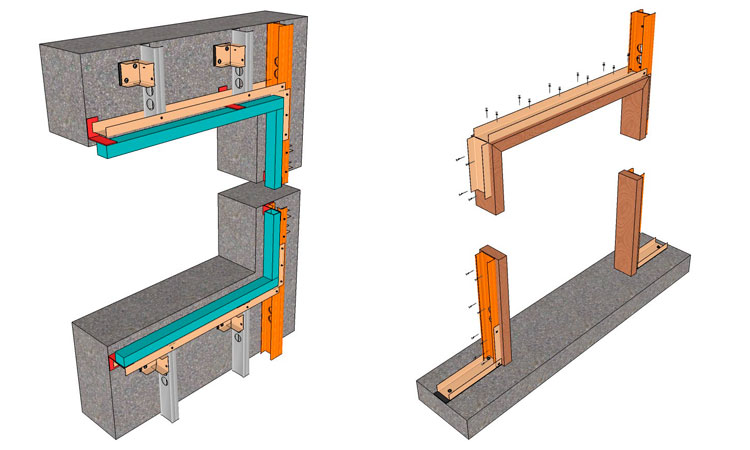 manual montaje de ventanas sobre sistemas Pladur, colocación de ventanas con Pladur