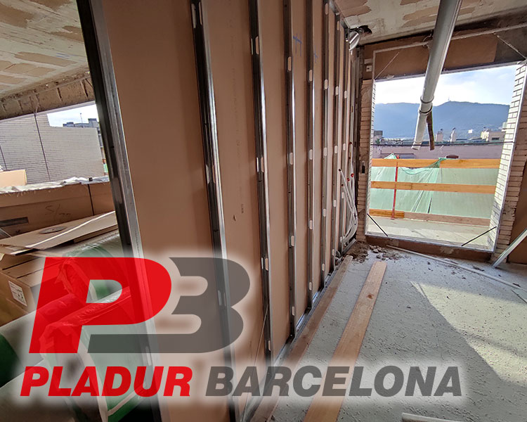 Instalación de tabiques de pladur